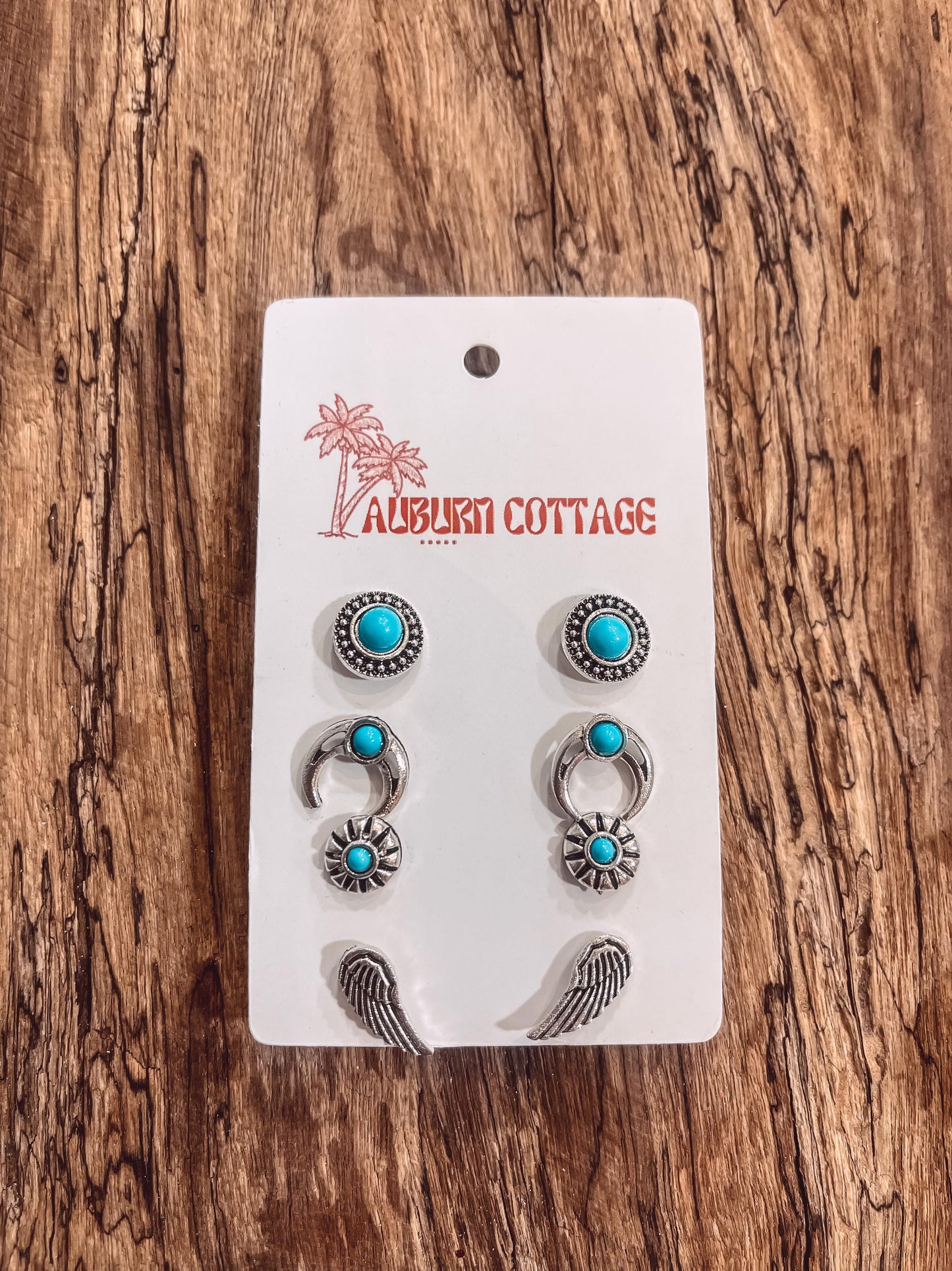 TURQUOISE NAVAJO STYLE STUDS